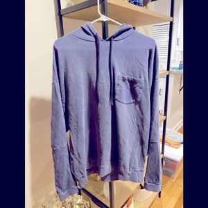 ASOS Large Navy Hoodie Sweatshirt.